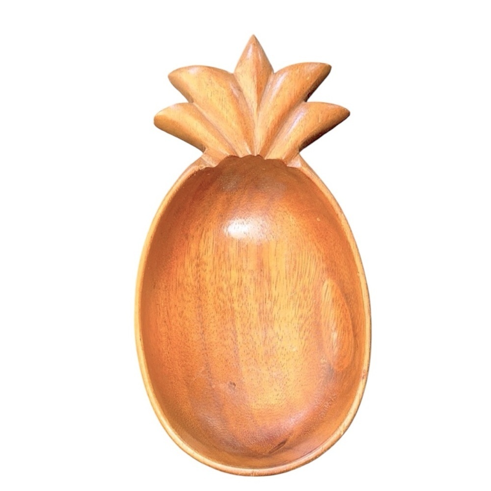 Pineapple small Shaped Wooden Bowl